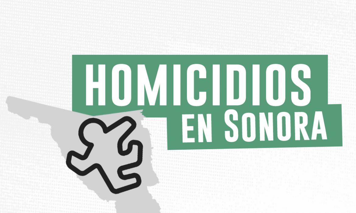 Reporte semanal de presuntos homicidios en Sonora (del 22 al 28 de junio)