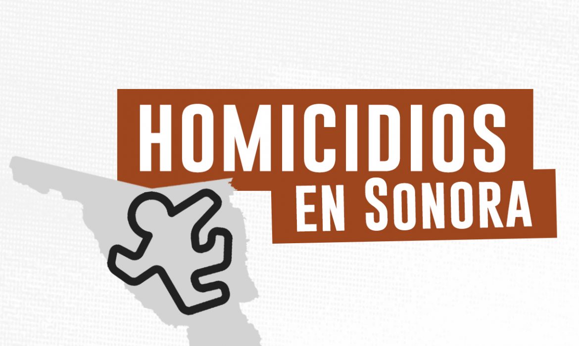 Reporte semanal de presuntos homicidios en Sonora (del 29 de junio al 05 de julio)