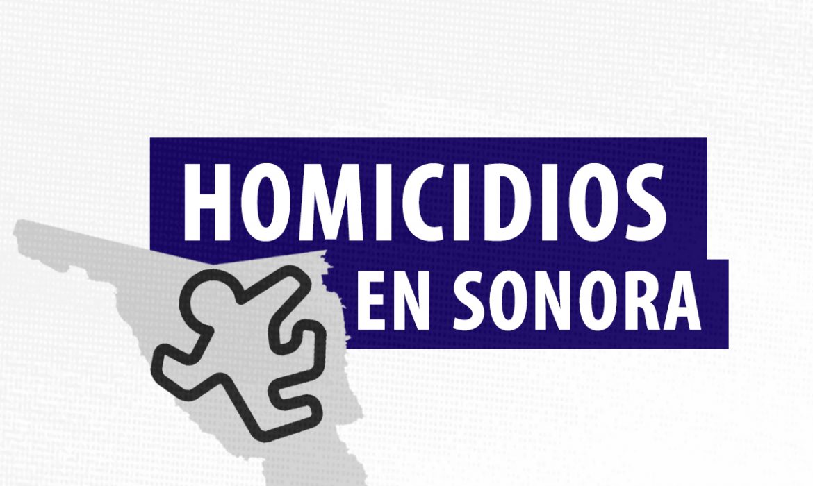 Reporte semanal de presuntos homicidios en Sonora (31 de agosto al 6 de septiembre)