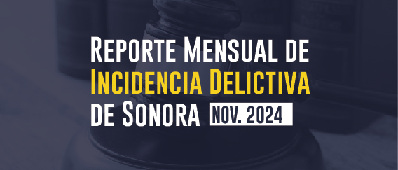 Incidencias Delictivas de Sonora (Noviembre 2024)