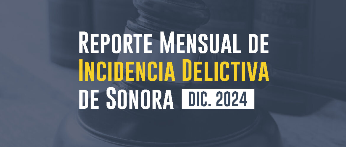 Incidencias Delictivas de Sonora (Diciembre 2024) 